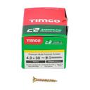 Timco C2 Strong Fix Multi-Purpose Screws 4 x 50mm - Box of 200