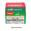 Timco C2 Strong Fix Multi-Purpose Screws 5 x 45mm - Box of 200