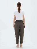 Tirelli Tailored Linen Capri Pants - Various Colours Navy / Small
