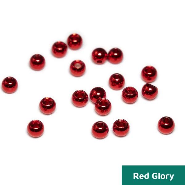 Togens Brass Beads, 2.0mm - 5/64 / Red Glory Fly Tying Beads