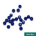 Togens Brass Beads, 2.4mm - 3/32 / Dark Blue Fly Tying Beads