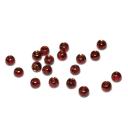 Togens Brass Magic Beads, 1.5mm - 1/16 / Red Spot Brown Magic Fly Tying Beads