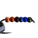Togens Brass Magic Beads, 3.2mm - 1/8 / Brown Magic White Tip Fly Tying Beads