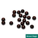 Togens Brass Magic Beads, 5.5mm - 7/32 / Brown Magic Fly Tying Beads