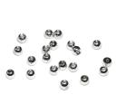 Togens Brass Premium Beads, 1.5mm - 1/16 / Silver Fly Tying Beads