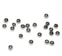 Togens Brass Premium Beads, 2.0mm- 5/64 / Nickel Fly Tying Beads