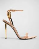 Tom Ford 105mm Padlock Leather Sandals