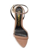 Tom Ford Black Padlock Pointy Naked 85mm Heeled Sandals
