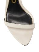 Tom Ford Black Padlock Pointy Naked Sandals