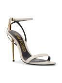 Tom Ford Black Padlock Pointy Naked Sandals