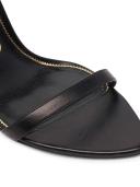 Tom Ford Black Padlock Pointy Naked Sandals
