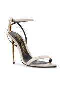 Tom Ford Black Padlock Pointy Naked Sandals