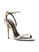Tom Ford Black Padlock Pointy Naked Sandals