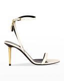 Tom Ford - Padlock Pointy Sandals off-white For Women - Size 39.5 EU - 24S