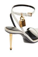 Tom Ford - Padlock Pointy Sandals off-white For Women - Size 39.5 EU - 24S