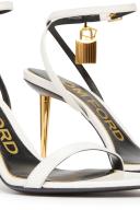 Tom Ford - Padlock Pointy Sandals off-white For Women - Size 39.5 EU - 24S