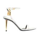 Tom Ford - Padlock Pointy Sandals off-white For Women - Size 39.5 EU - 24S