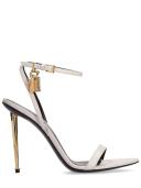 Tom Ford | Women 105mm Padlock Leather Sandals White 42