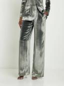 Tom Ford | Women 85mm Padlock Metallic Leather Sandals Silver 37.5