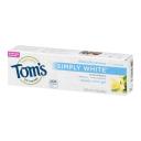 Tom's of Maine Simply White Fluoride Toothpaste Sweet Mint Gel 4.7 oz (133.2 g)