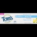 Tom's of Maine Simply White Fluoride Toothpaste Sweet Mint Gel 4.7 oz (133.2 g)