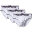 Tommy Hilfiger 3-Pack Premium Stretch Briefs, White Small