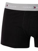Tommy Hilfiger 3 Pack Signature Boxer Shorts3P Trunk, Size S, Black
