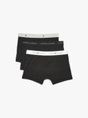Tommy Hilfiger 3 Pack Signature Boxer Shorts3P Trunk, Size S, Black