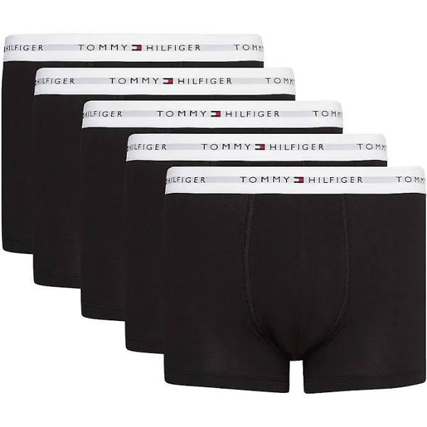 Tommy Hilfiger 3 Pack Signature Boxer Shorts3P Trunk, Size S, Black