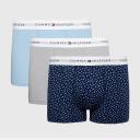 Tommy Hilfiger 3 Pack Signature Boxer Shorts3P Trunk, Size XL, Blue