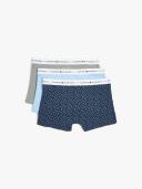 Tommy Hilfiger 3 Pack Signature Boxer Shorts3P Trunk, Size XL, Blue