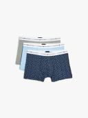 Tommy Hilfiger 3 Pack Signature Boxer Shorts3P Trunk, Size XL, Blue