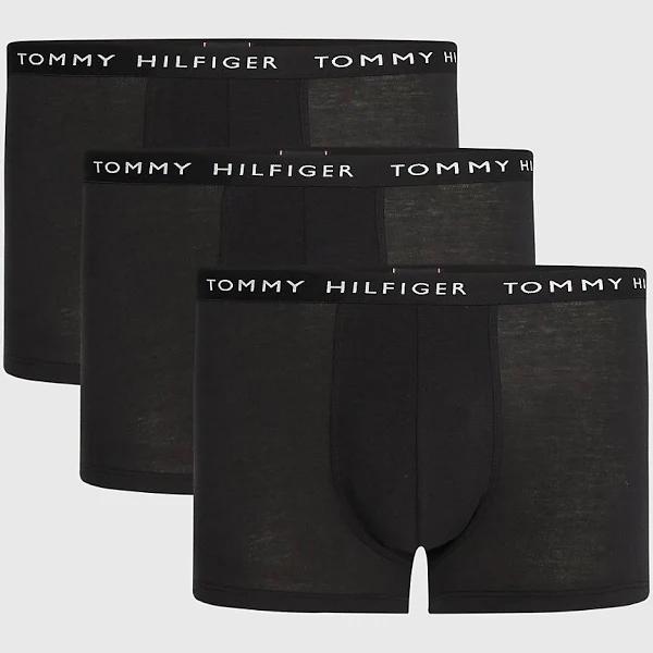 Tommy Hilfiger 3 Pack Trunks, Size 2XL, Black