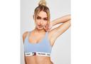 Tommy Hilfiger 85 Cotton Bralet, Size 10, Blue