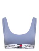 Tommy Hilfiger 85 Cotton Bralet, Size 10, Blue
