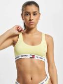 Tommy Hilfiger 85 Cotton Bralet, Size 10, Yellow