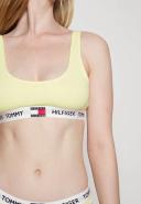 Tommy Hilfiger 85 Cotton Bralet, Size 10, Yellow