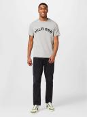Tommy Hilfiger Arched Logo T-Shirt in Light Grey