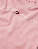 Tommy Hilfiger Baby Girls Pink Cotton Logo T-Shirt