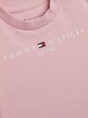 Tommy Hilfiger Baby Girls Pink Cotton Logo T-Shirt