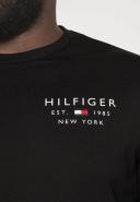 Tommy Hilfiger Big & Tall Chest Logo T-Shirt in Black