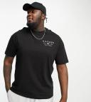 Tommy Hilfiger Big & Tall Chest Logo T-Shirt in Black