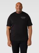Tommy Hilfiger Big & Tall Chest Logo T-Shirt in Black