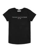 Tommy Hilfiger Black Essential Logo T-Shirt - Black