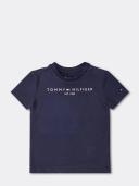 Tommy Hilfiger Blue Essential Logo T-Shirt - Blue