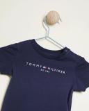 Tommy Hilfiger Blue Essential Logo T-Shirt - Blue
