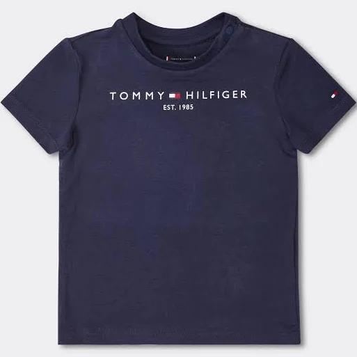 Tommy Hilfiger Blue Essential Logo T-Shirt - Blue