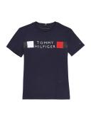 Tommy Hilfiger-Boys Navy Blue Logo T-Shirt