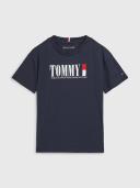 Tommy Hilfiger Boys Navy Blue Logo T-Shirt