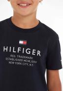 Tommy Hilfiger-Boys Navy Blue Logo T-Shirt